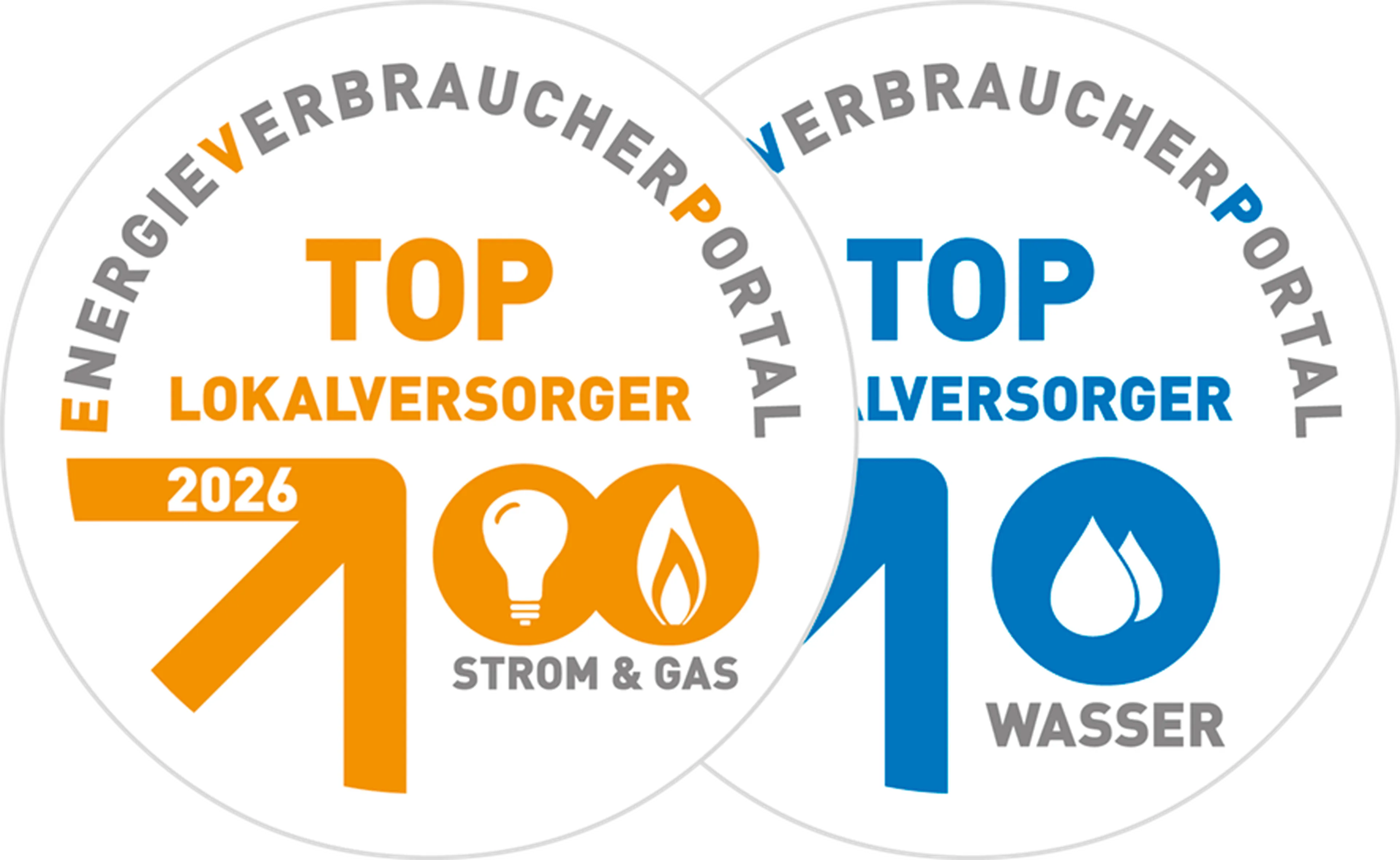 Siegel: Mark-E ist vom Energieverbraucherportal zum Top-Lokalversorger 2026 ausgezeichnet